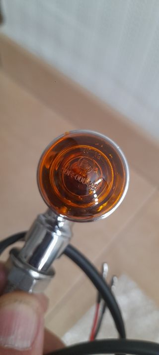 Intermitentes moto cromados