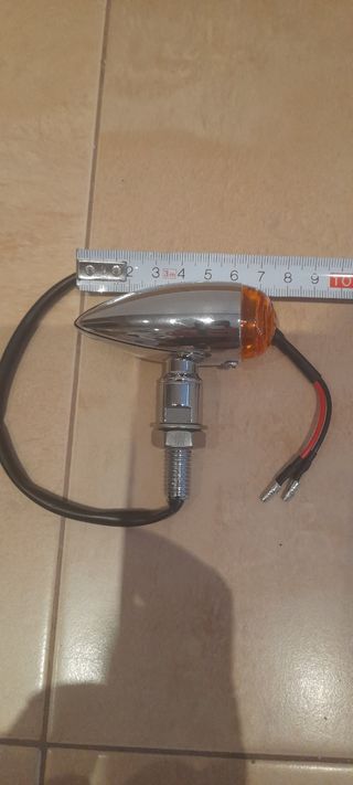 Intermitentes moto cromados