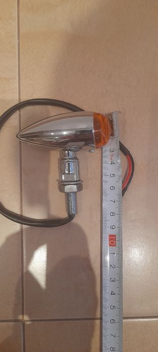 Intermitentes moto cromados