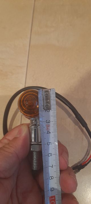 Intermitentes moto cromados