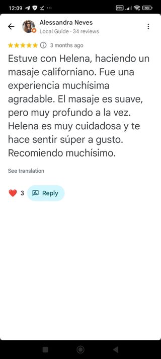 Masaje relajante o descontracturante