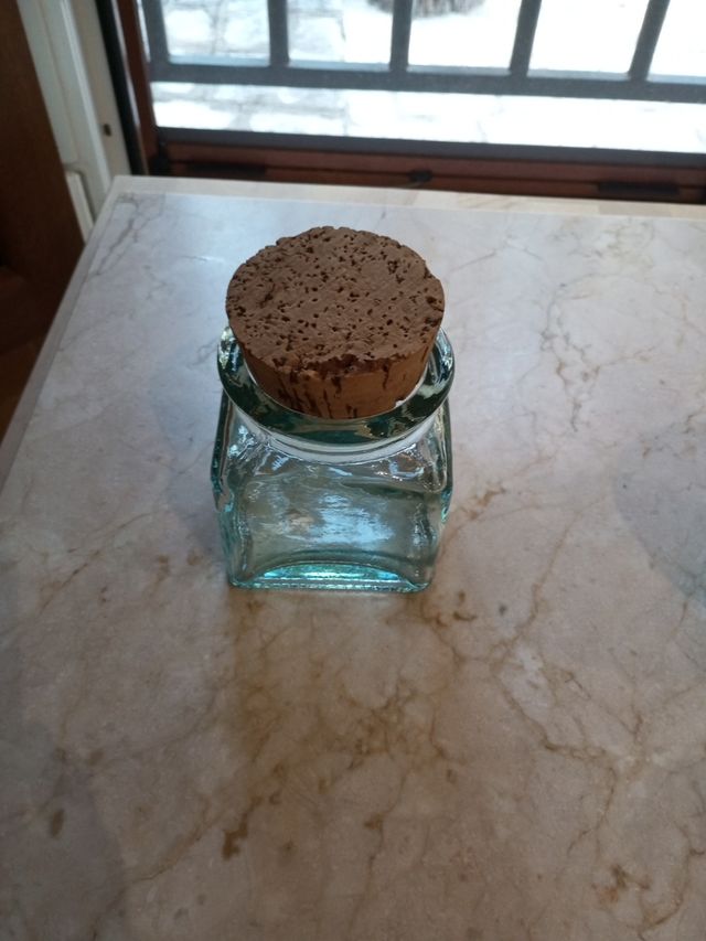 Tarros cristal rústico con corcho