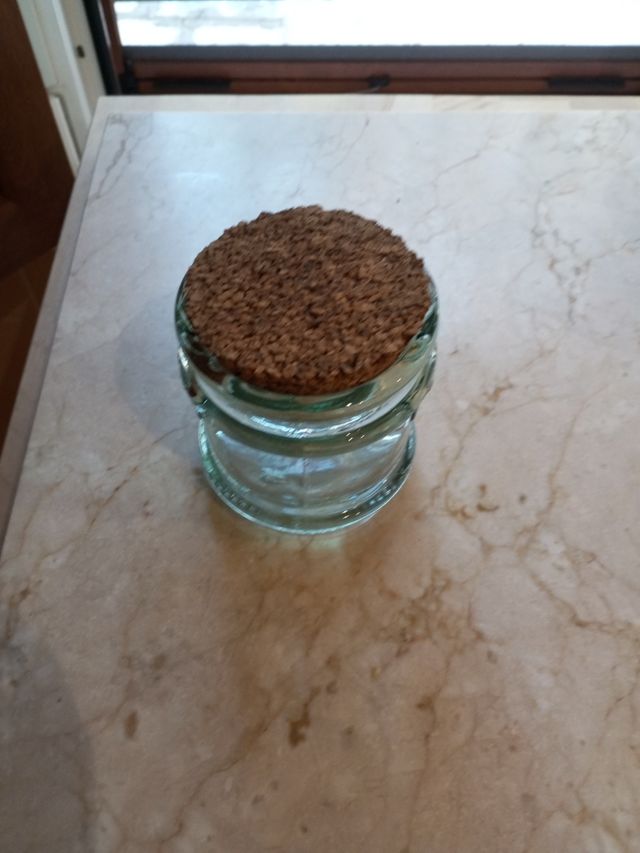 Tarros cristal rústico con corcho