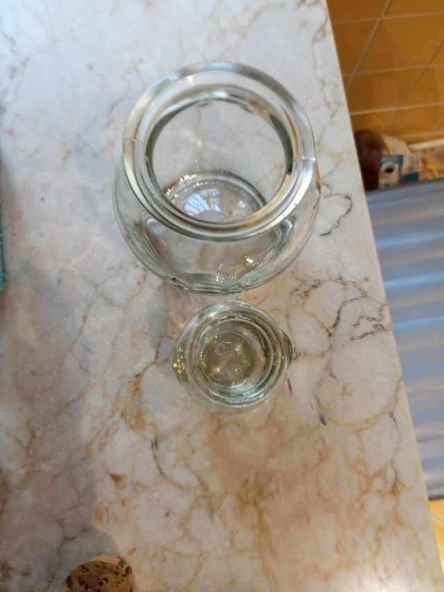 Tarros cristal rústico con corcho