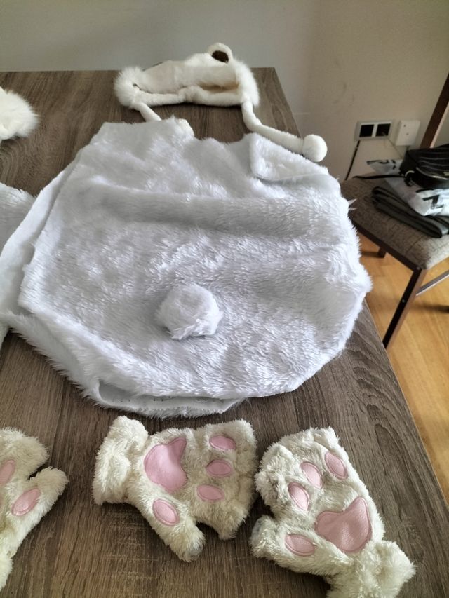 Disfraz oso polar - 2 disfraces