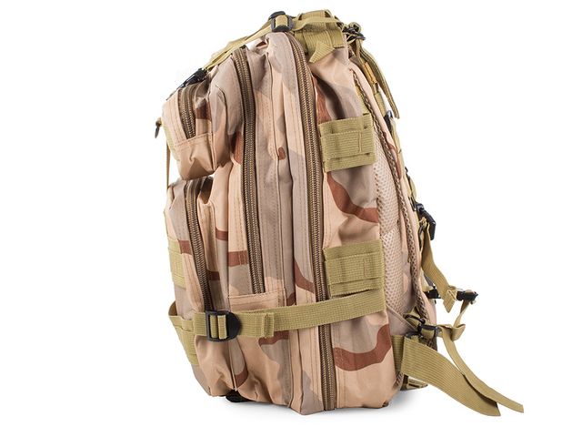 Mochila táctica 25L camuflaje Desierto