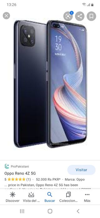 Oppo Reno4 Z 5G con 128/8 Gb
