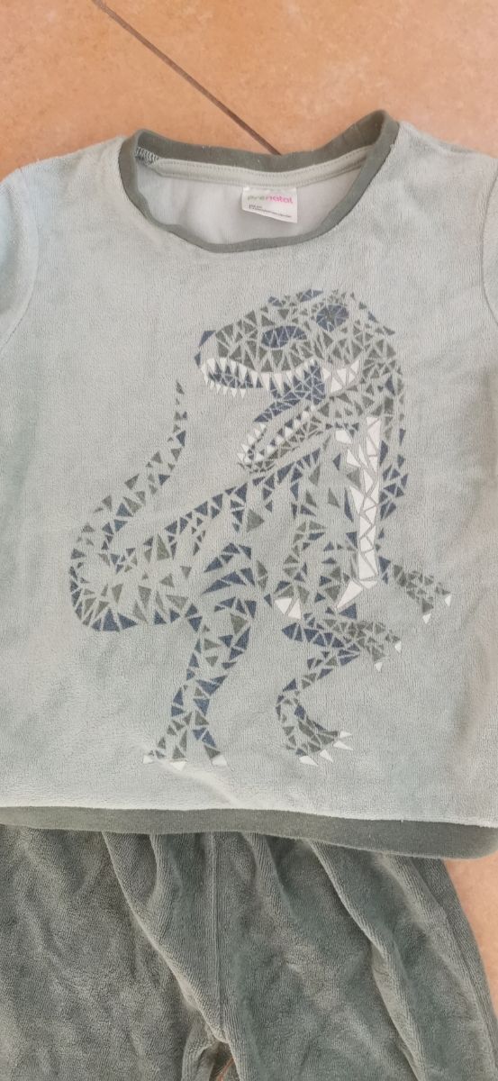 Pijama niño 3-4 años - dinosaurio