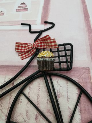 Cuadro bici vintage rosa Medidas 55 x 40 x 3