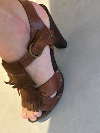 Sandalias Zendra Marrón