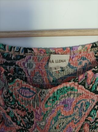 Vestido boho multicolor