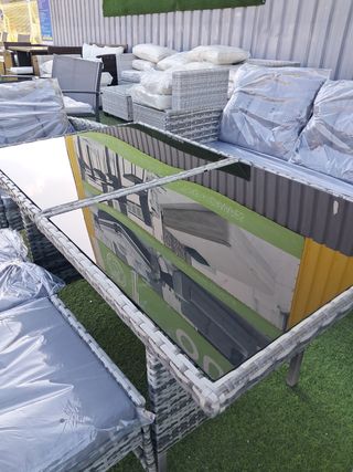 Conjunto jardín gris - 7 piezas