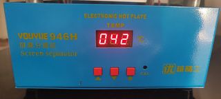 Piastra riscaldante elettronica LCD