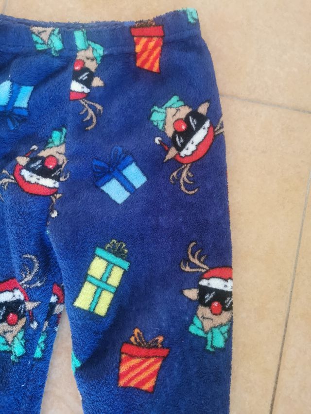 Pantalón pijama Navidad niño 3-4 años