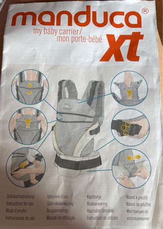 Manduca XT Portabebés azul 
