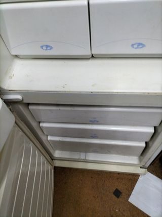 Nevera combi antigua