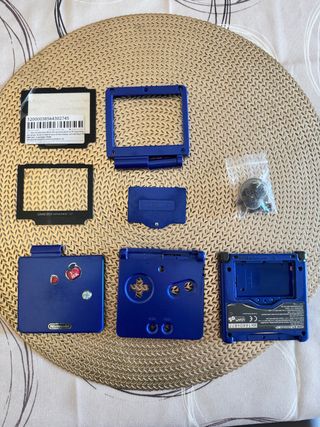 Game Boy Advance SP Scocca Blu - shell gameboy