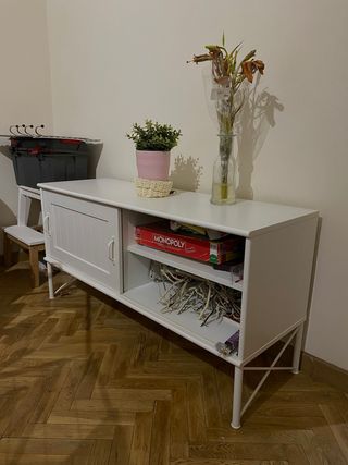 Mesa TV blanca - Mueble salón