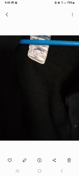 Chaquetón militar azul
