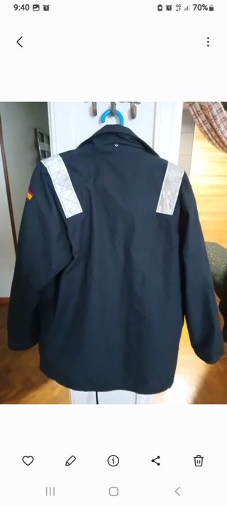 Chaquetón militar azul