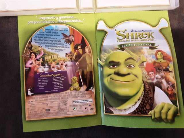Shrek 1,2,3 + Navidad (DVD)