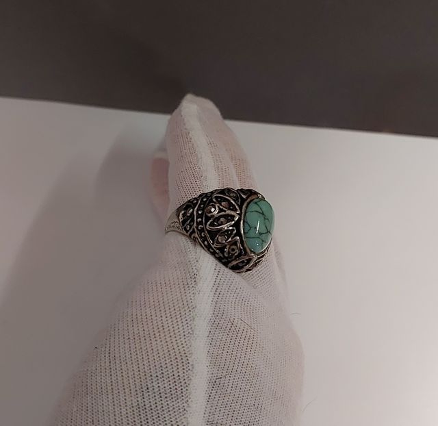 Anillo turquesa plata