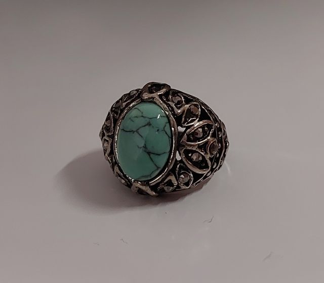 Anillo turquesa plata