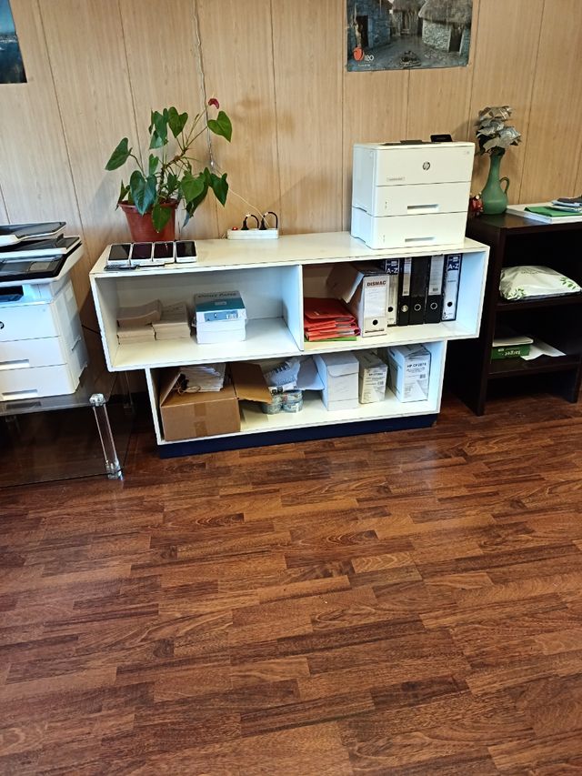 Mueble oficina blanco