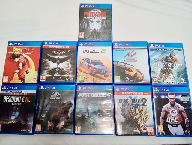 PS4 Slim 1TB + juegos físicos + mando ps4 original