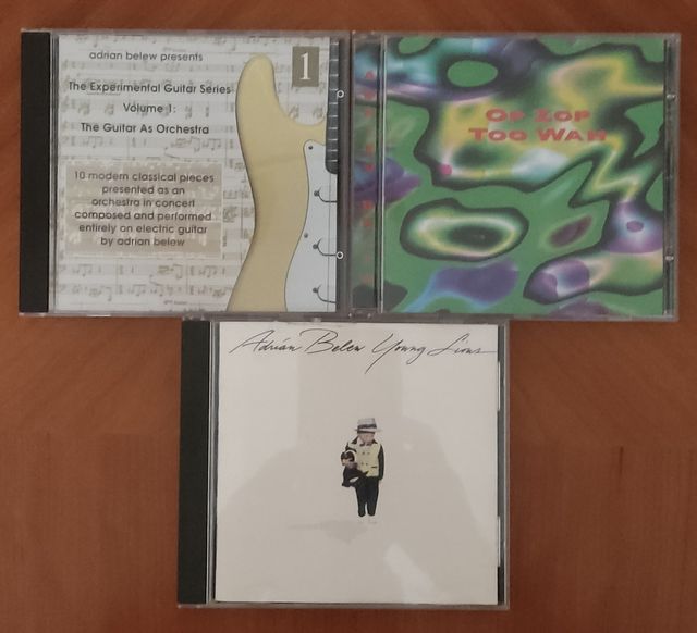 CDs Adrian Belew: 3 álbumes