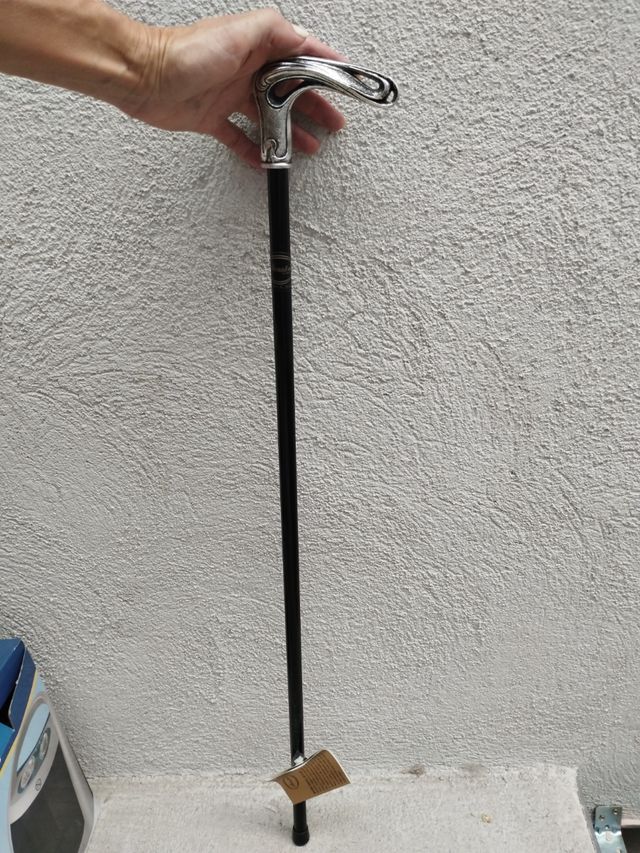 Bastón baño de plata Sheraton - Madera negra