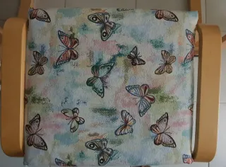 Sillón y Reposapies Poang Ikea