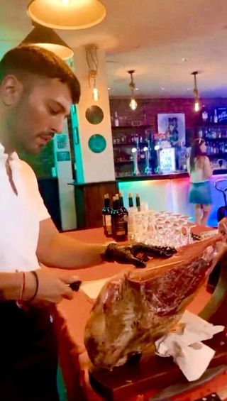 cortador de jamon profesional