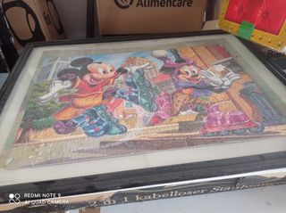 Quadro puzzle Topolino e Minni