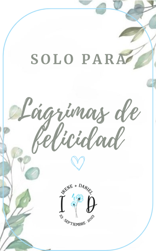 Diseño papelería boda