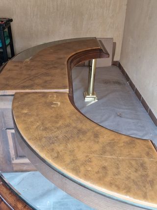 Mesa caoba maciza - Espectacular