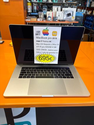 MacBook Pro 2019 i7 16GB - Retina 4K
