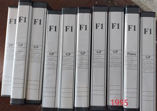 Lotto N. 10 cassette VHS Gran Premi di F1 1995