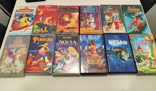VHS Disney: 12 Películas