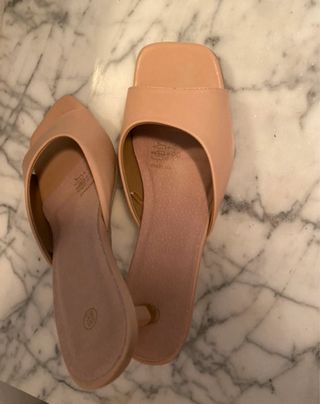 Tacones beige - Zapatos mujer