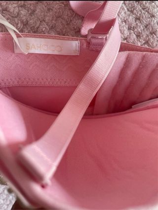 Crop top Sahoco rosa, talla S