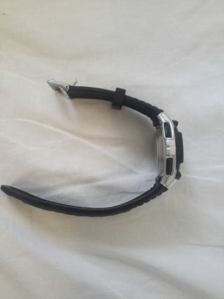 Dos Relojes de Hombre Piel Negro Plata