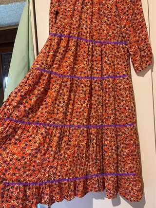 Vestido Zara estampado flores