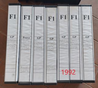 VHS F1 GP 1992 - 7 Cintas