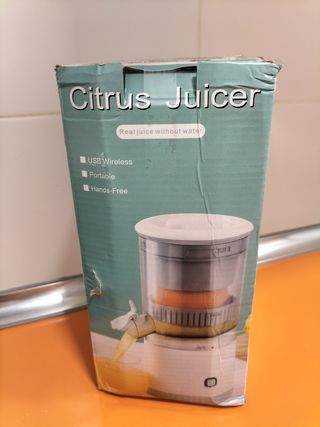 Exprimidor cítricos eléctrico inalámbrico