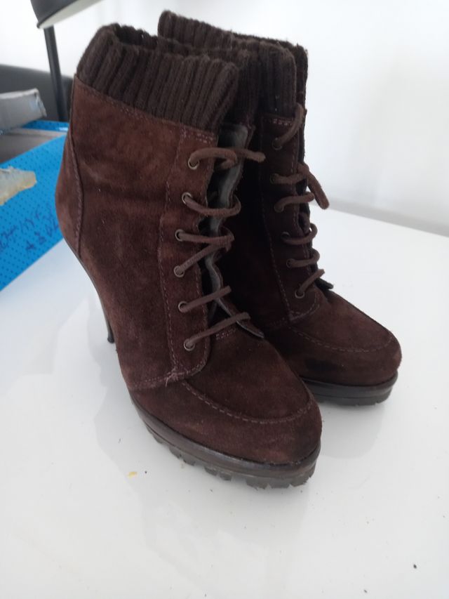 Botines Zara marrón - Talla 39