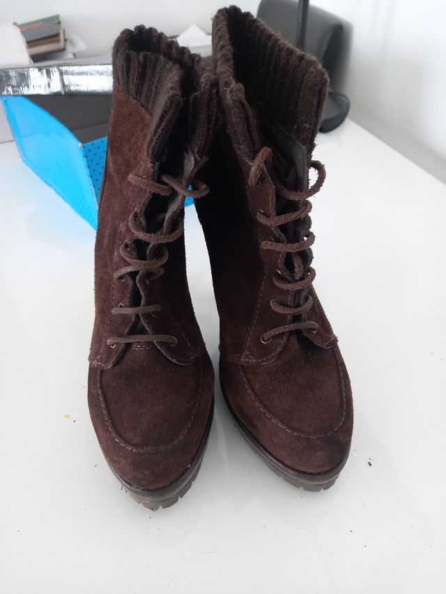 Botines Zara marrón - Talla 39