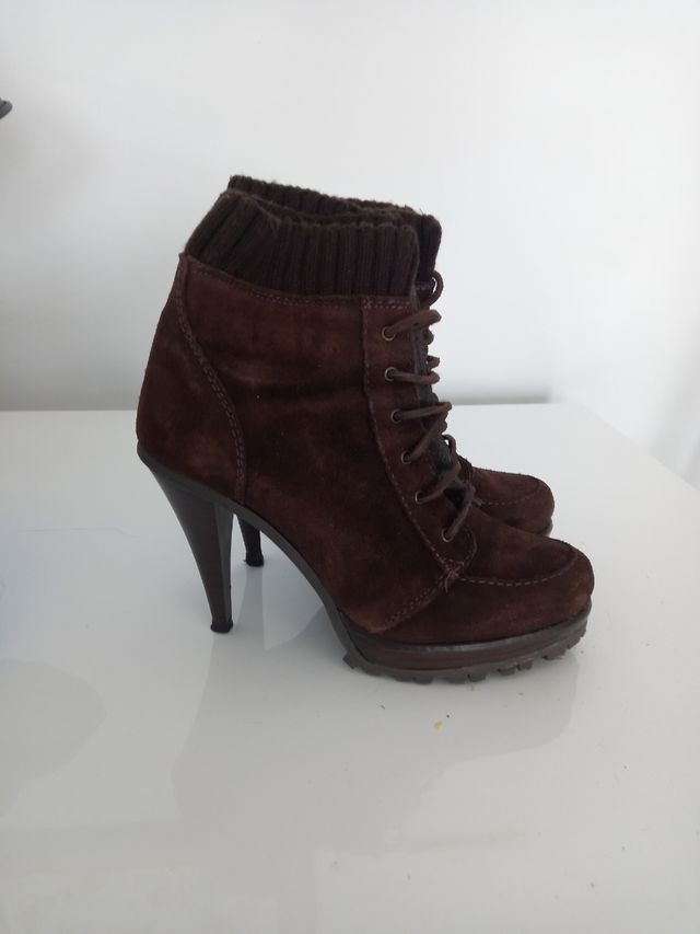 Botines Zara marrón - Talla 39