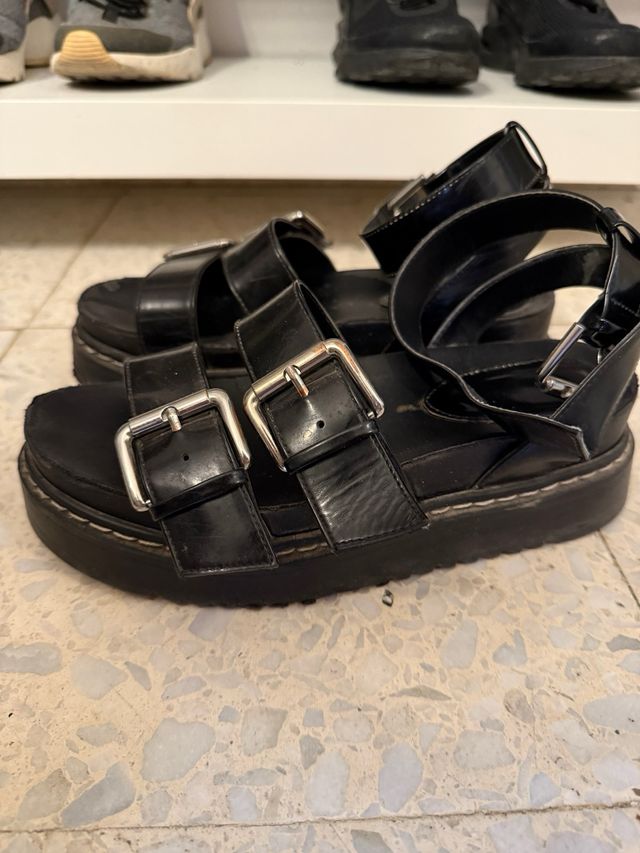 Sandalias plataforma negras