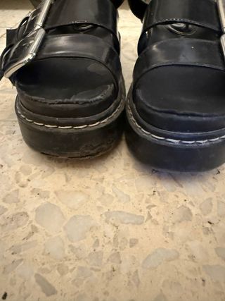 Sandalias plataforma negras